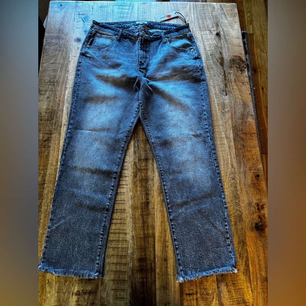 Juicy Couture JC238S TRTP GREY gray marble wash 16W women’s Denim Jeans NWT
